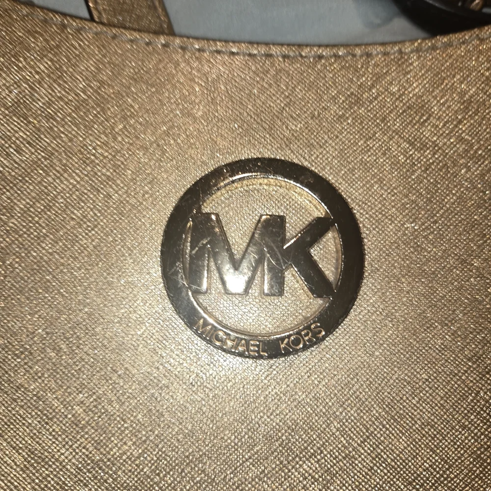 Michael Kors Metallic Gold Tote - Picture 2 of 4